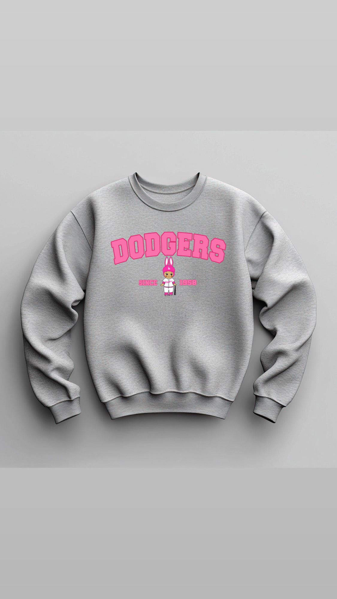 Pink Sonny Angel DODGERS Sweatshirt