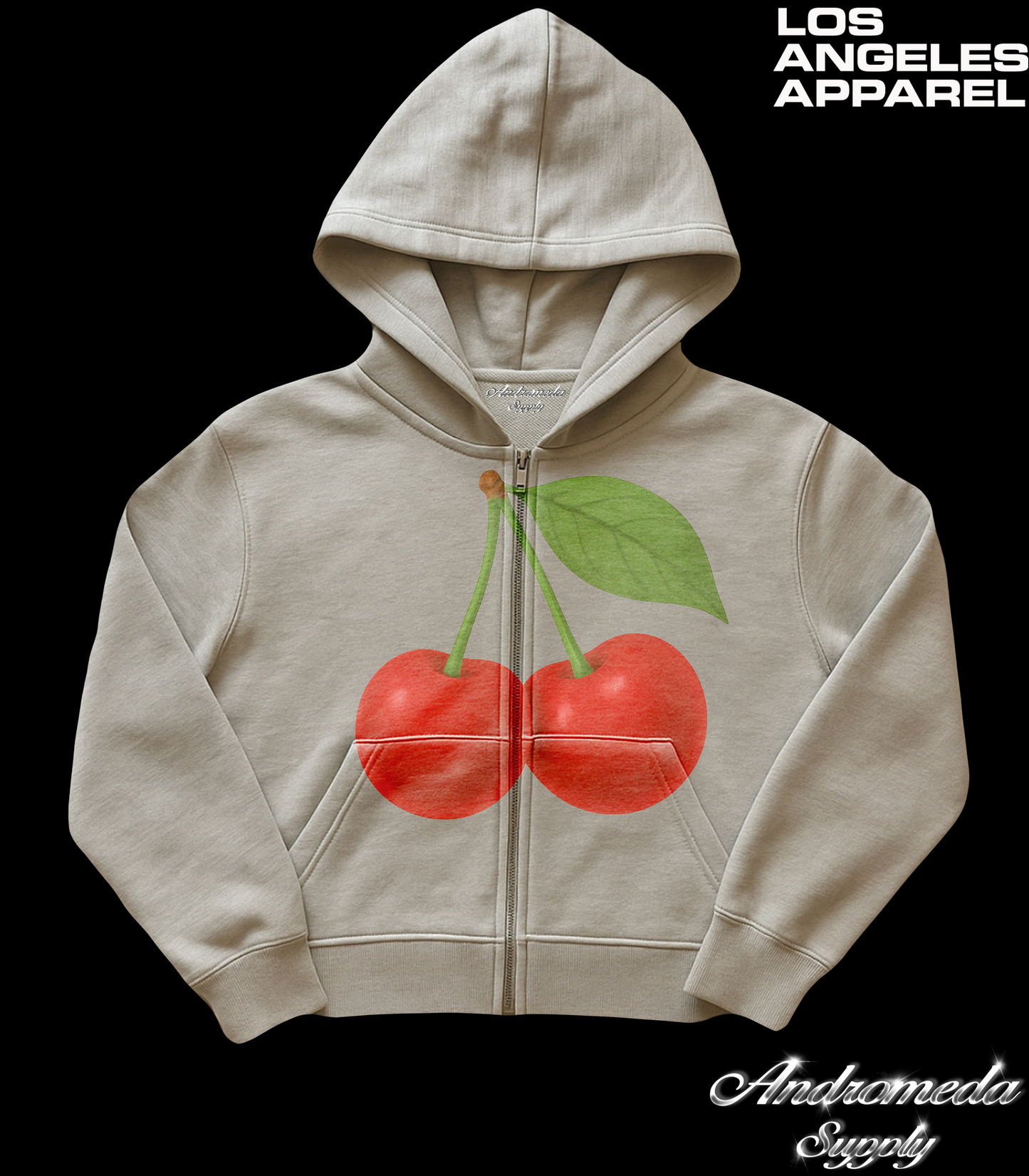 Cherry Zip hoodie